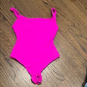 SKIMS Pink Bodysuit